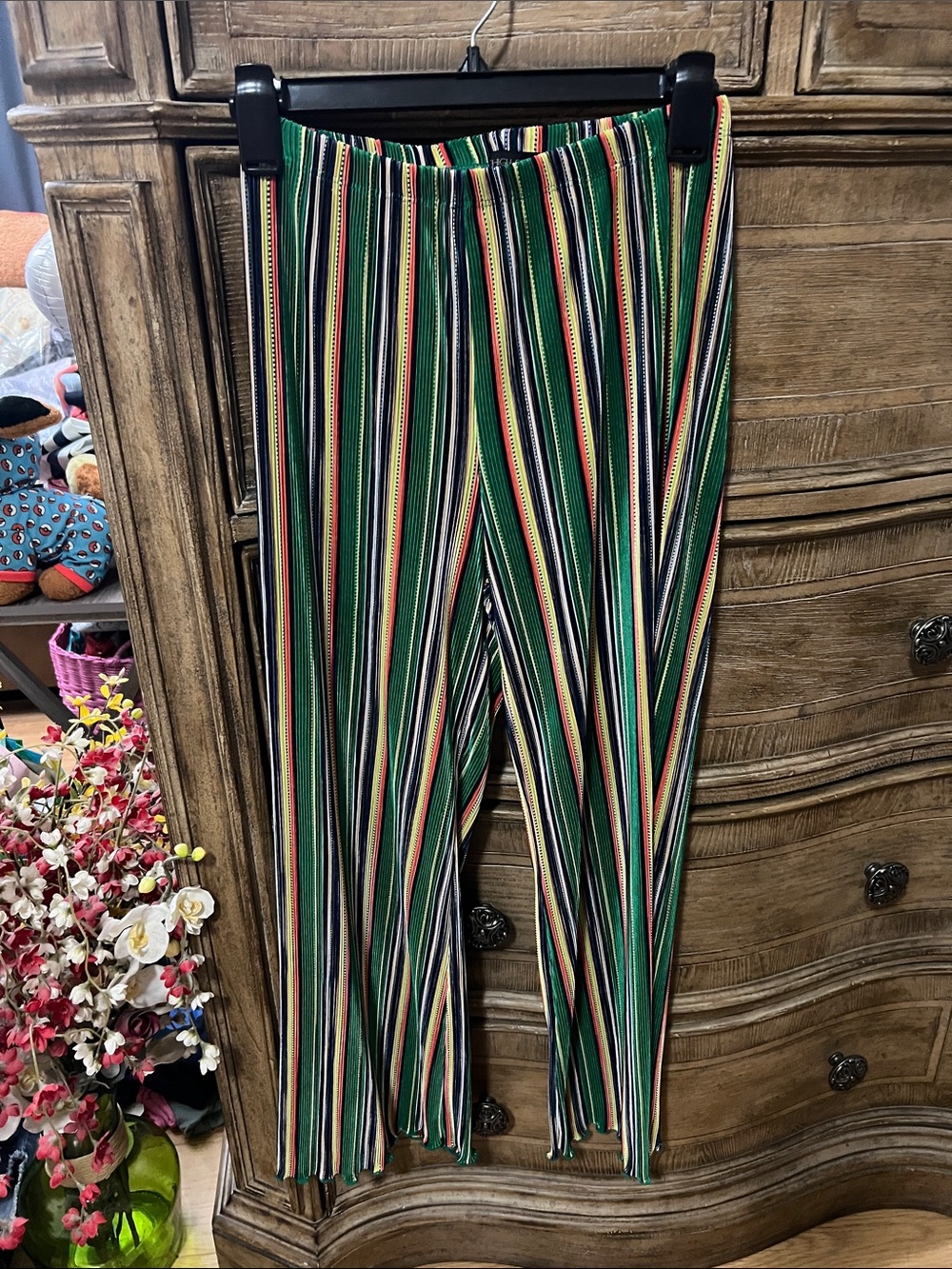 Striped Multicolor Pull-On Women’s Pants